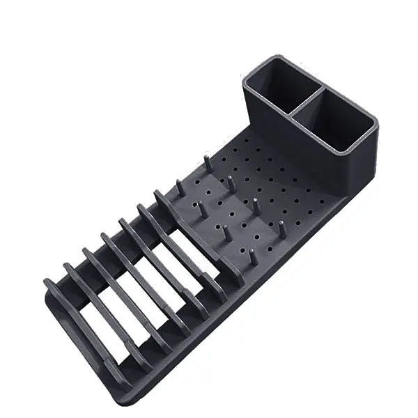 Foldable Silicone Dish Drying Mat – Non-Slip Kitchen Rack Silicone Drying Mat Axl Black Rack