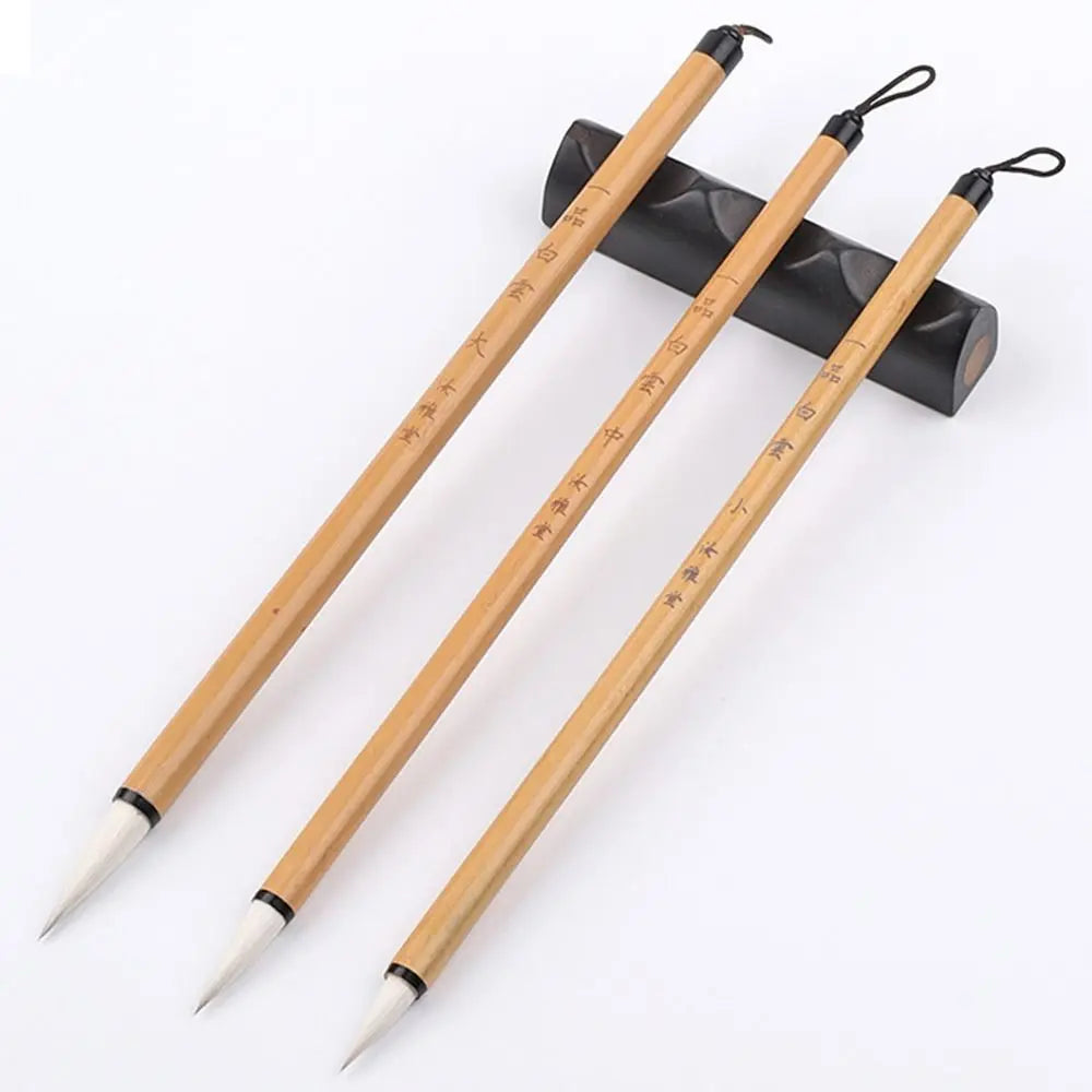 Chinese Calligraphy Brush – Wolf Hair Bamboo Art Paint Brush Calligraphy Art Brush Axl