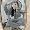 Women's Bunny Hooded Kigurumi Onesie – Kawaii Winter Pajamas Kigurumi Onesie Pajamas Axl Bunny XXL
