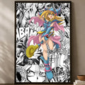Yu-Gi-Oh Self-Stick HD PVC Wall Poster – Waterproof Home Decor Wall Art Poster Axl White23 40X50cmNoframe