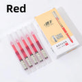 12-Pack 0.5mm Gel Ink Pens – Fast Drying, Large Capacity Gel Ink Pens Axl Red