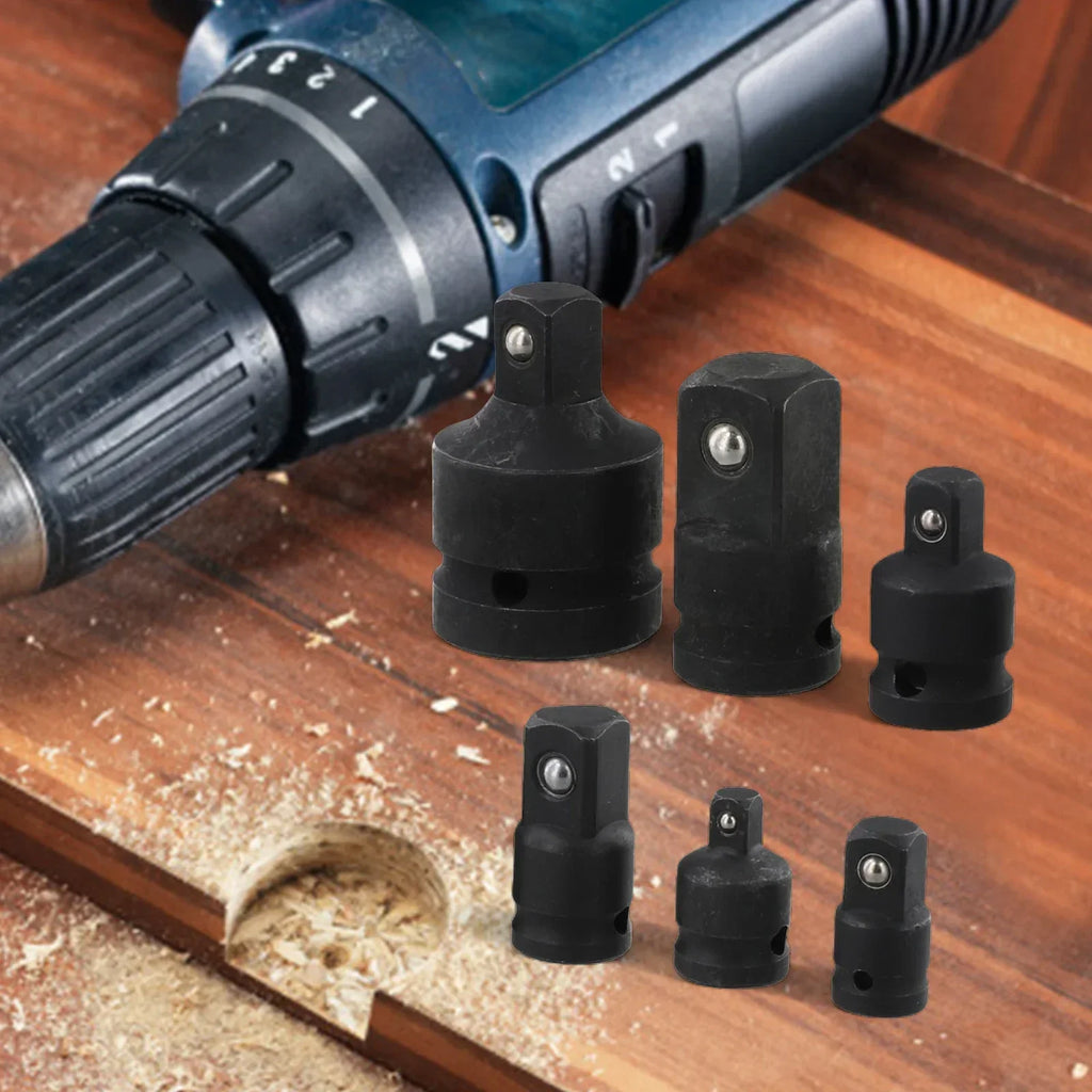 6-Piece Socket Wrench Drive Adapter Set – 1/4 3/8 1/2 3/4" Socket Drive Adapter Axl