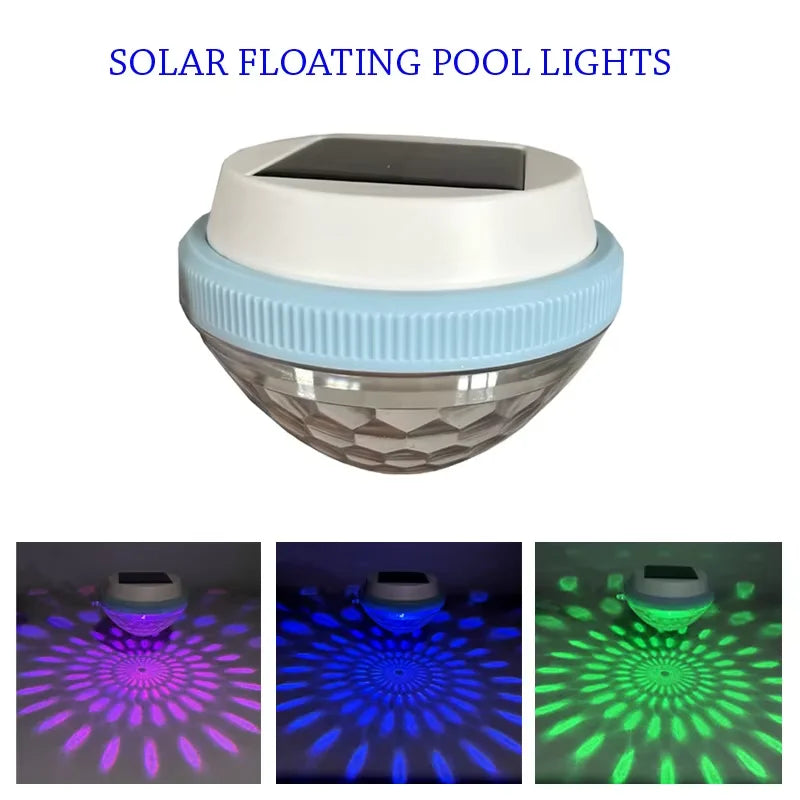 Solar Floating Pool Light – RGB Color Changing LED Ball Solar Pool Light Axl 1pc peach-shaped