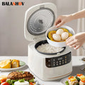 BALASHOV 2L Smart Electric Rice Cooker – Multifunction Non-Stick Electric Rice Cooker Axl WHITE EU