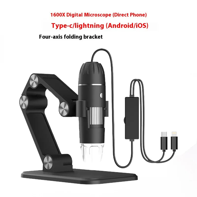 3-in-1 USB Digital Microscope 1600X – Android, PC & Mac USB Digital Microscope Axl
