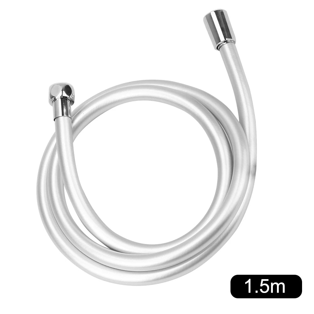 Flexible PVC Shower Hose – Anti-Tangle, 1.2m 1.5m 2m Universal Shower Hose Axl