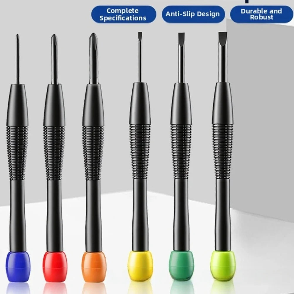 6-Piece Precision Screwdriver Set | PH00 PH0 PH1 & Flat Bits Precision Screwdriver Set Axl China Mainland