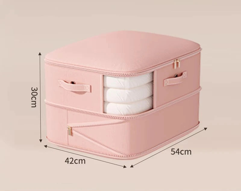 Vacuum Compression Storage Bags – Large Capacity for Quilts Vacuum Storage Bags Axl Pink-2 Layers