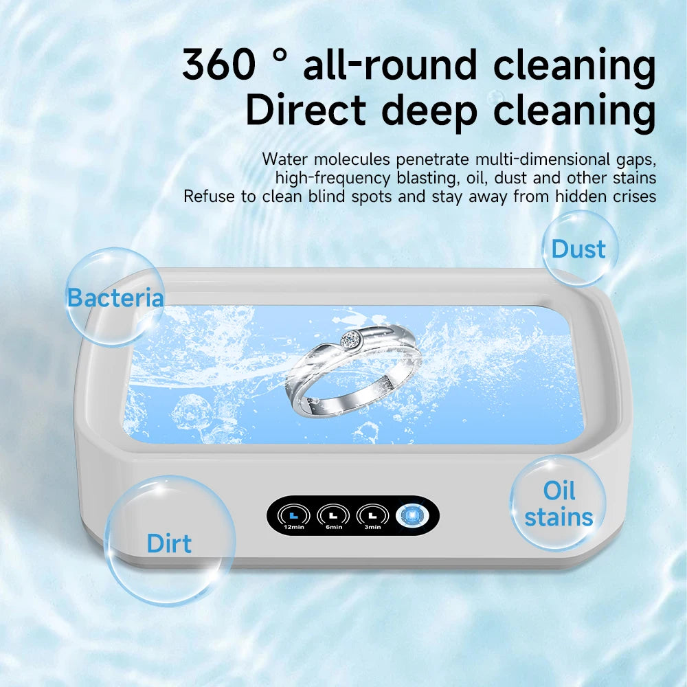 BALASHOV 650ml Ultrasonic Cleaner – Jewelry, Glasses & Watches Ultrasonic Cleaner Axl