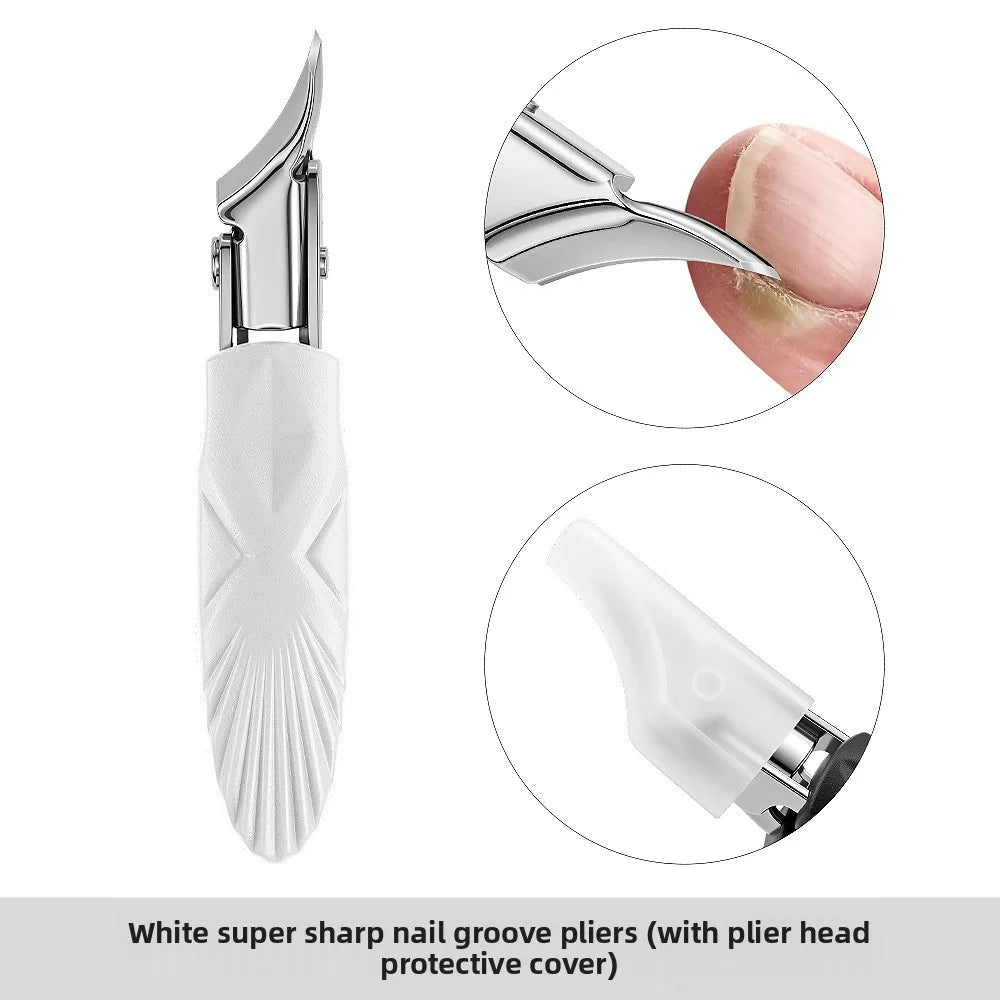 Ultra Sharp Slant Tip Nail Nipper for Thick Toenails Nail Nipper Axl 2 inches JGWhite super-sharp