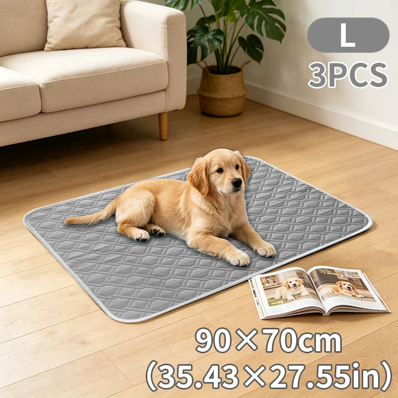 KEMORELA 3-Piece Washable Pet Cooling Pad – Dogs & Cats Pet Cooling Mat Axl 3PCS 90x70cm
