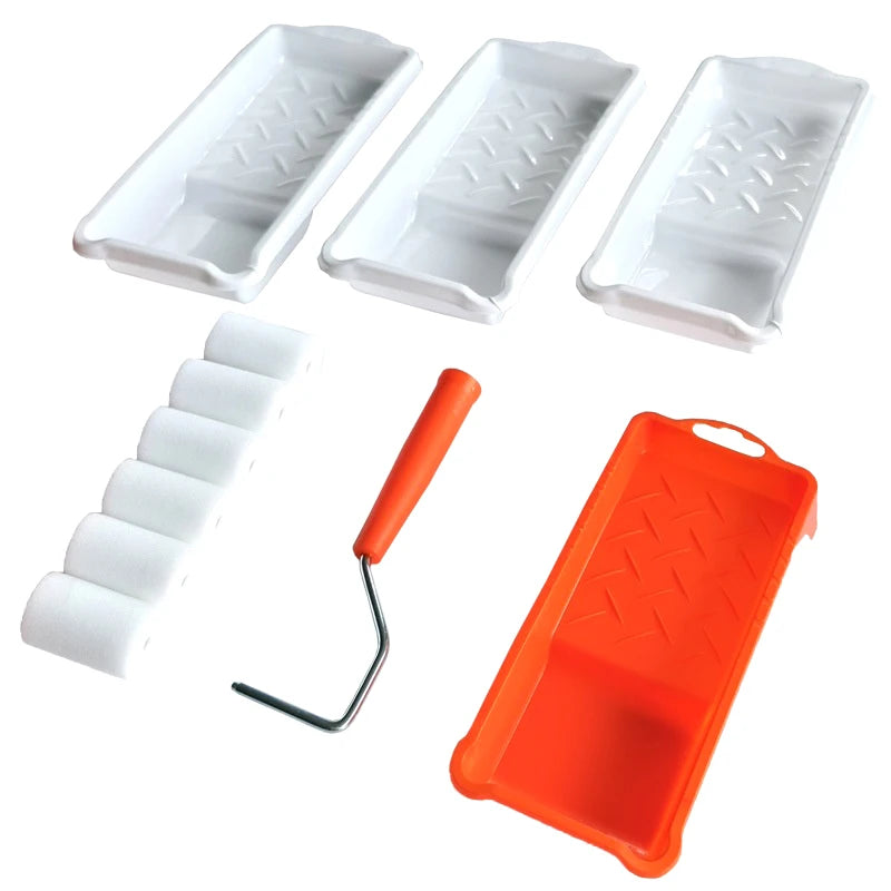 2-Inch Foam Paint Roller Kit with Tray & Liners | Wall & Craft Paint Roller Kit Axl