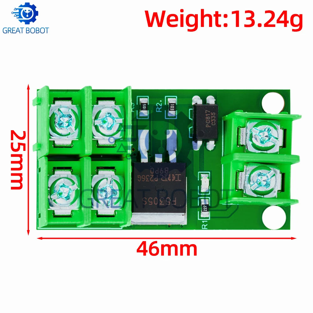 DC MOSFET Optocoupler Triggered Switch Module Control Board Switch Control Module Axl