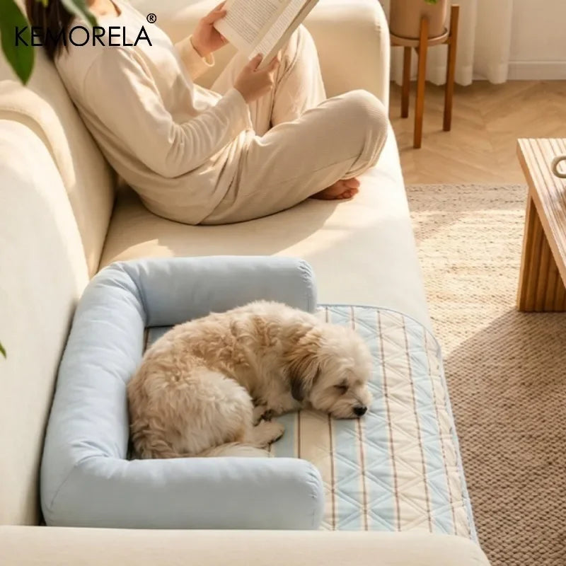 KEMORELA Cooling Pet Bed Cushion – Non-Slip Washable Dog & Cat Mat Pet Bed Cushion Axl