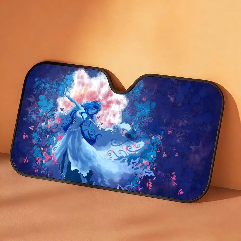 Corpse Bride Car Windshield Sunshade | UV & Heat Protection Windshield Sun Shade Axl 130X70CM