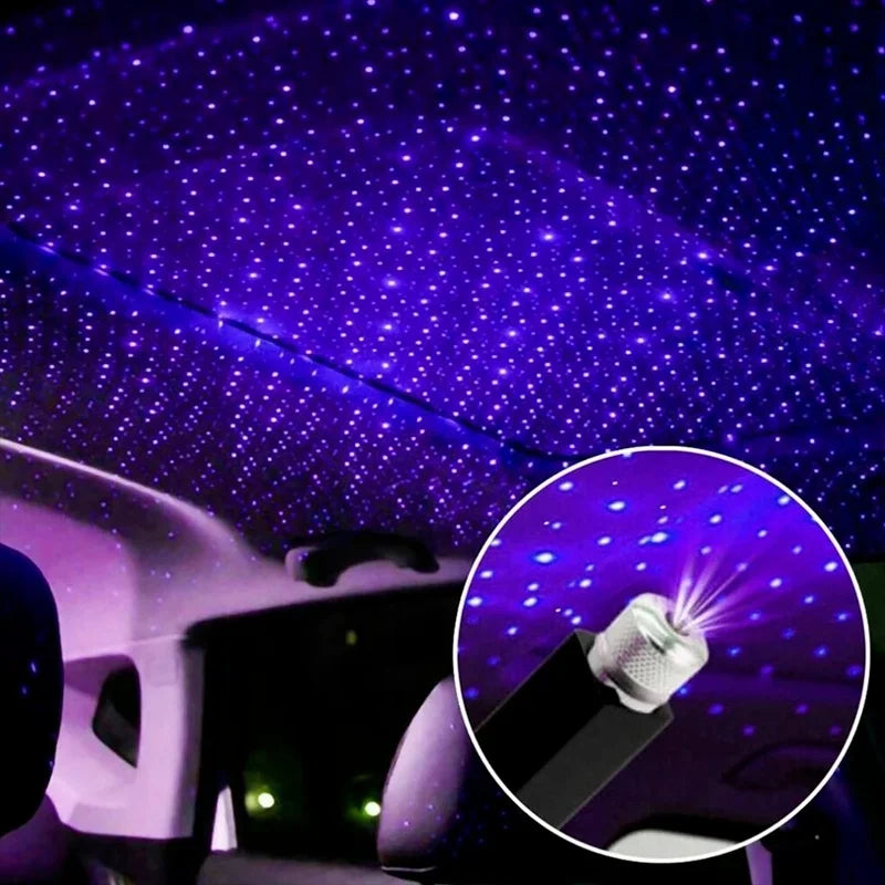 USB Mini LED Star Projector – Car & Room Galaxy Night Light LED Star Projector Axl