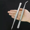 2-Pack 25cm Stainless Steel Kitchen Tweezers – Straight & Curved Kitchen Tweezers Axl ONESIZE