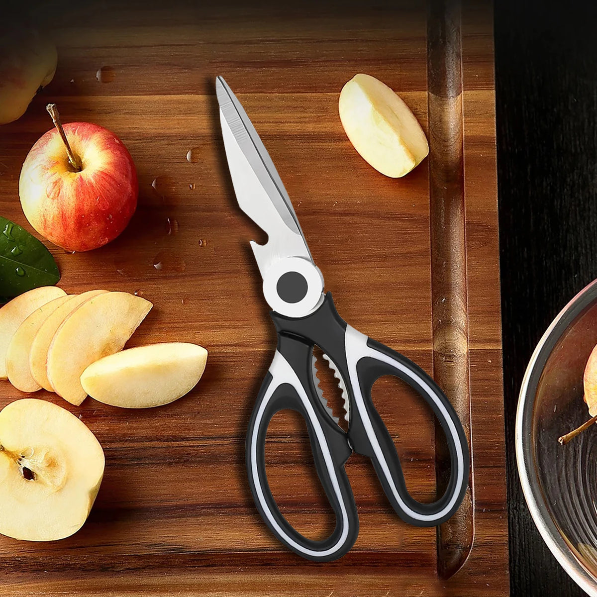 Stainless Steel Kitchen Scissors – Chicken Bone & Food Cutter Kitchen Scissors Axl Panda Scissors