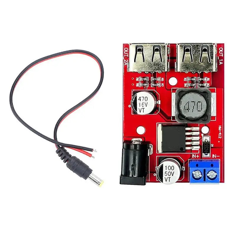 Solar Controller Charger – Dual USB 3A Step-Down Module Solar Charging Module Axl