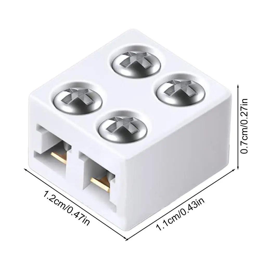 8mm LED Strip Connector – No-Solder Adapter for 5V 12V 24V LED Strip Connector Axl Other