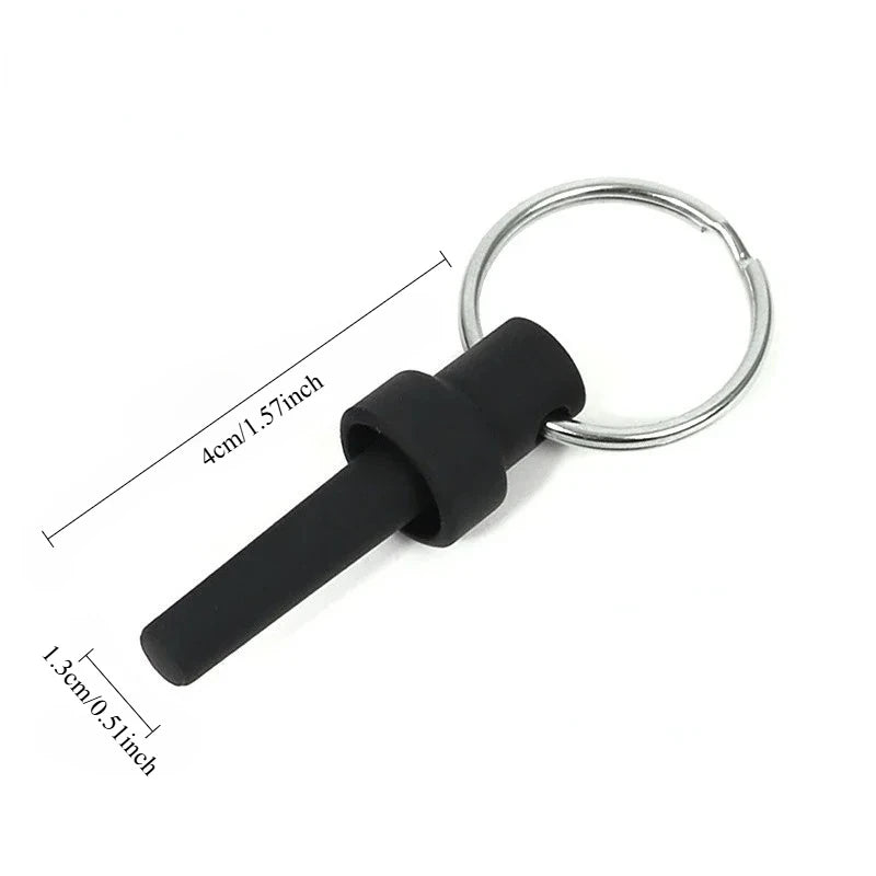 Cigar Punch Cutter with Keychain – Portable Stainless Steel Cigar Punch Cutter Axl