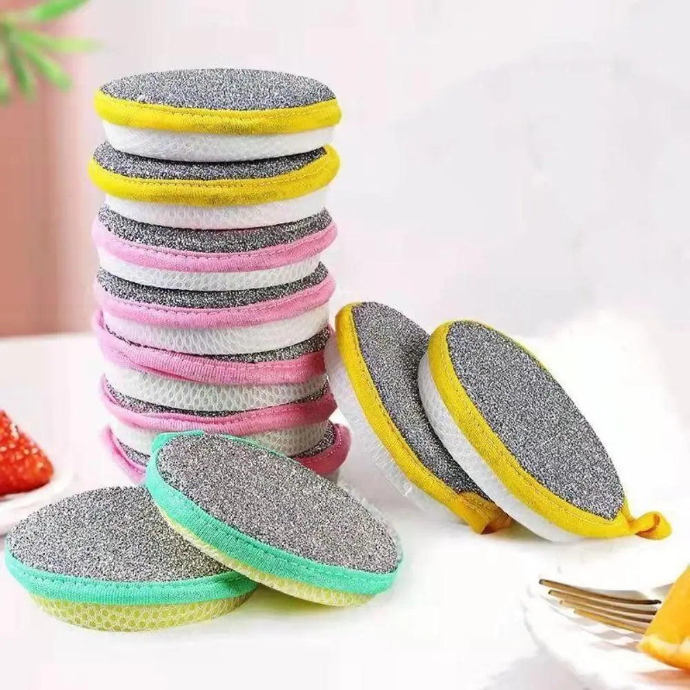 Double-Sided Dishwashing Sponge Scouring Pads | 3/5/10 Pack Kitchen Sponge Pad Axl
