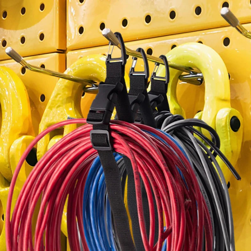 Adjustable Extension Cord Storage Strap – 3-Axis Buckle 45cm Cord Storage Strap Axl