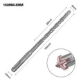 SDS Plus Concrete Drill Bit 4-Cutter Cross Tip 5–12mm Masonry Drill Bit Axl 8x160mm