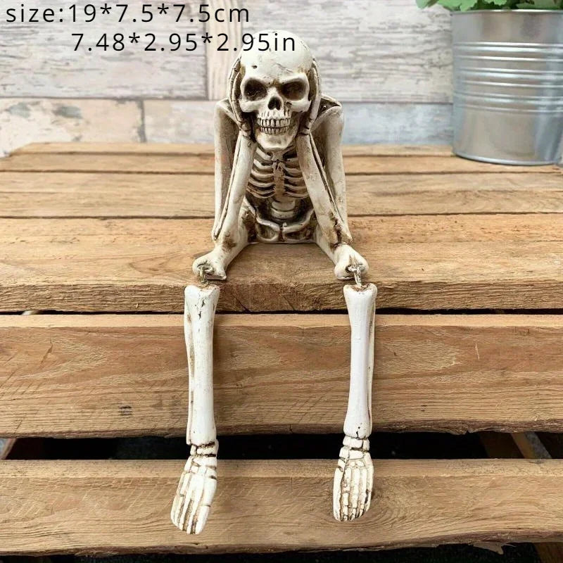 Human Skeleton Figurine – Halloween & Gothic Home Decor Halloween Figurine Axl