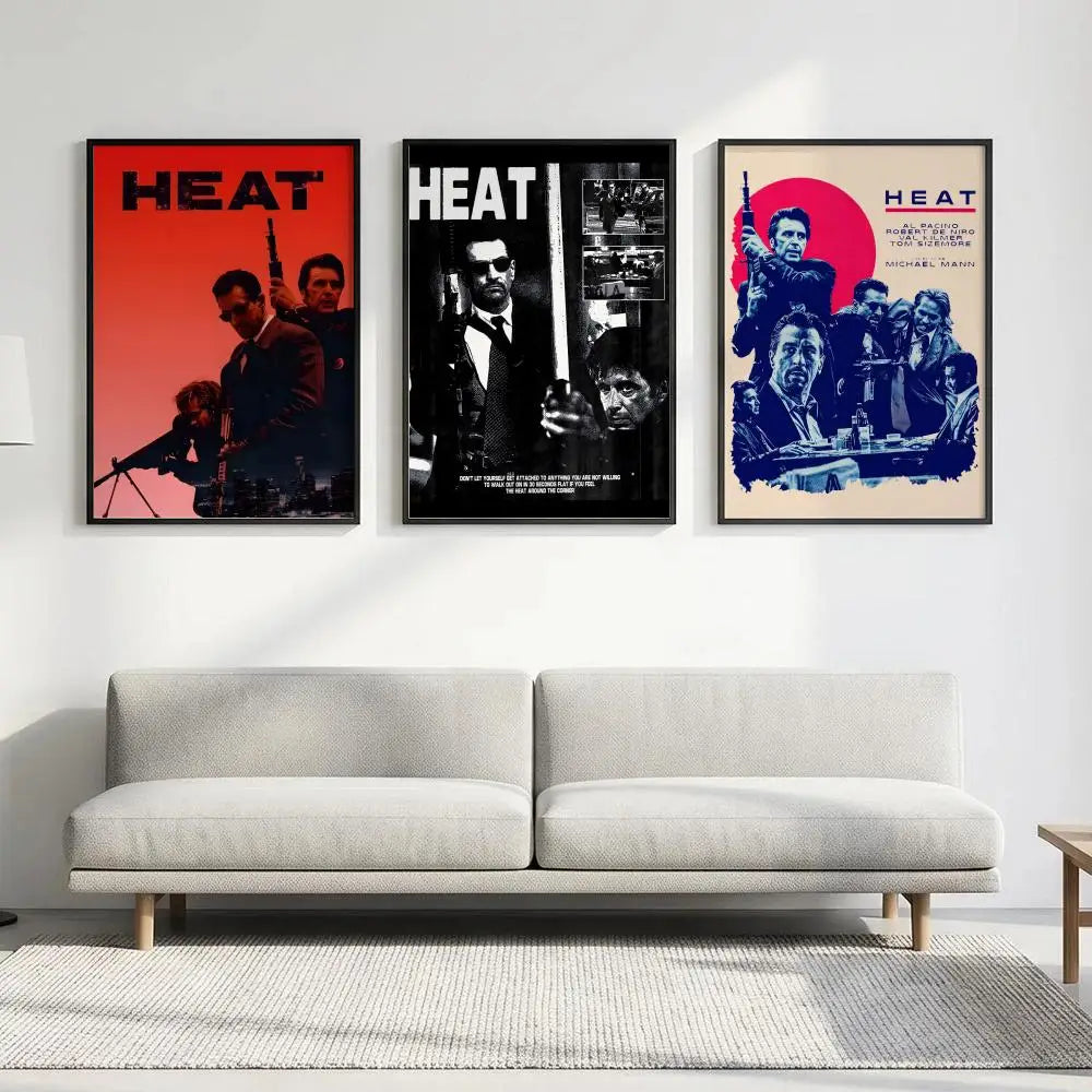 Movie Heat HD Art Poster – Waterproof Self-Adhesive Wall Decor Wall Art Poster Axl