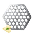 37-Hole Pelmeni Maker – Russian Dumpling & Ravioli Mold Dumpling Mold Press Axl Square Silver