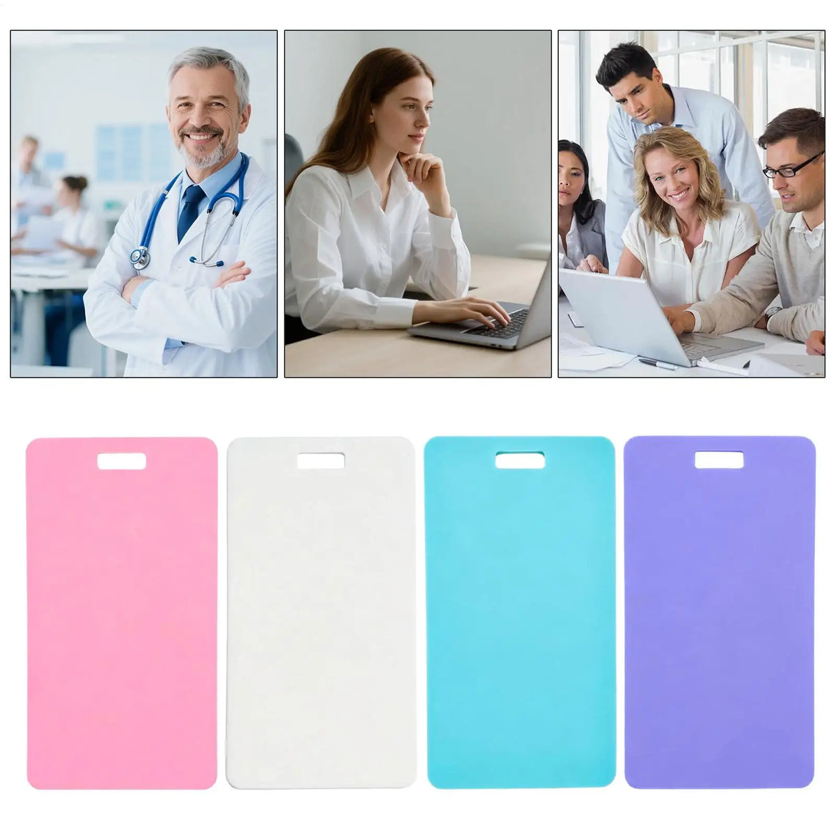 Erasable Badge Notes 4-Pack – Pocket Dry-Erase Memo Pads Dry Erase Badge Pad Axl