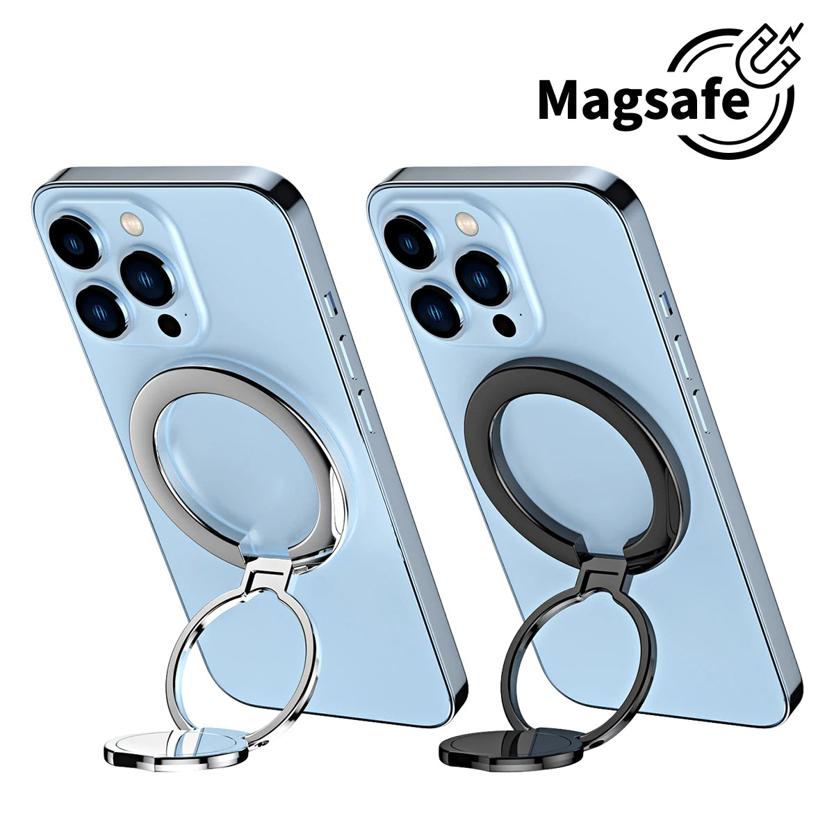 Magnetic Foldable Ring Grip & Stand for MagSafe iPhone Phone Ring Stand Axl