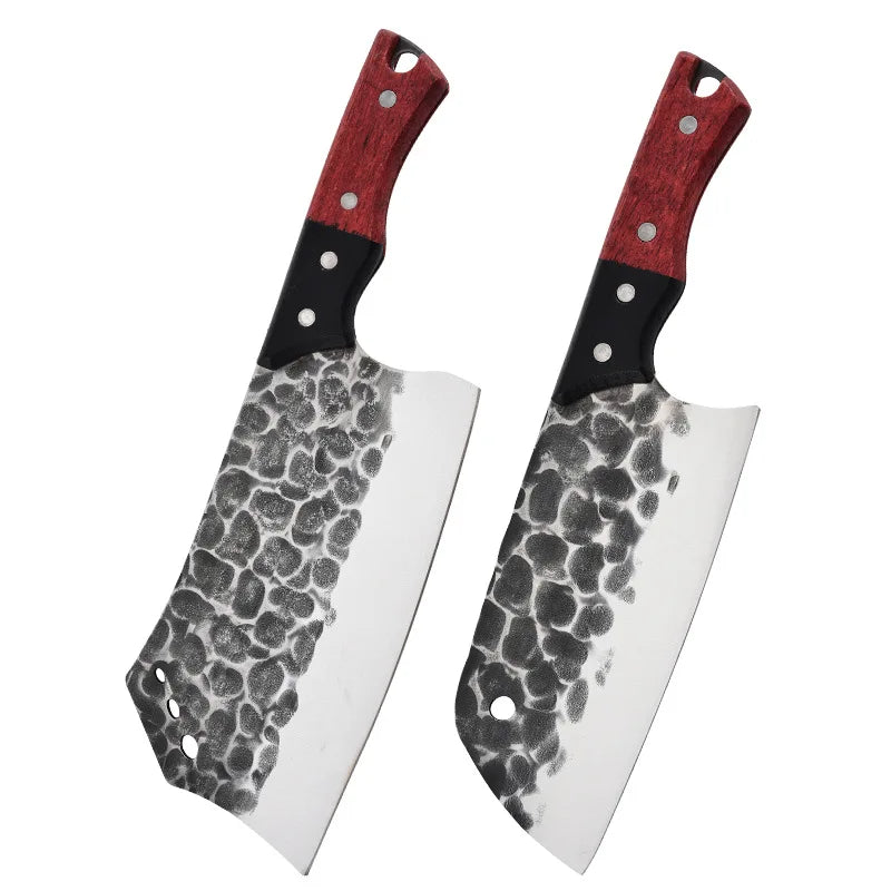 Forged Stainless Steel Kitchen Knife Set – Cleaver & Slicer Kitchen Knife Set Axl 2 PCS SET