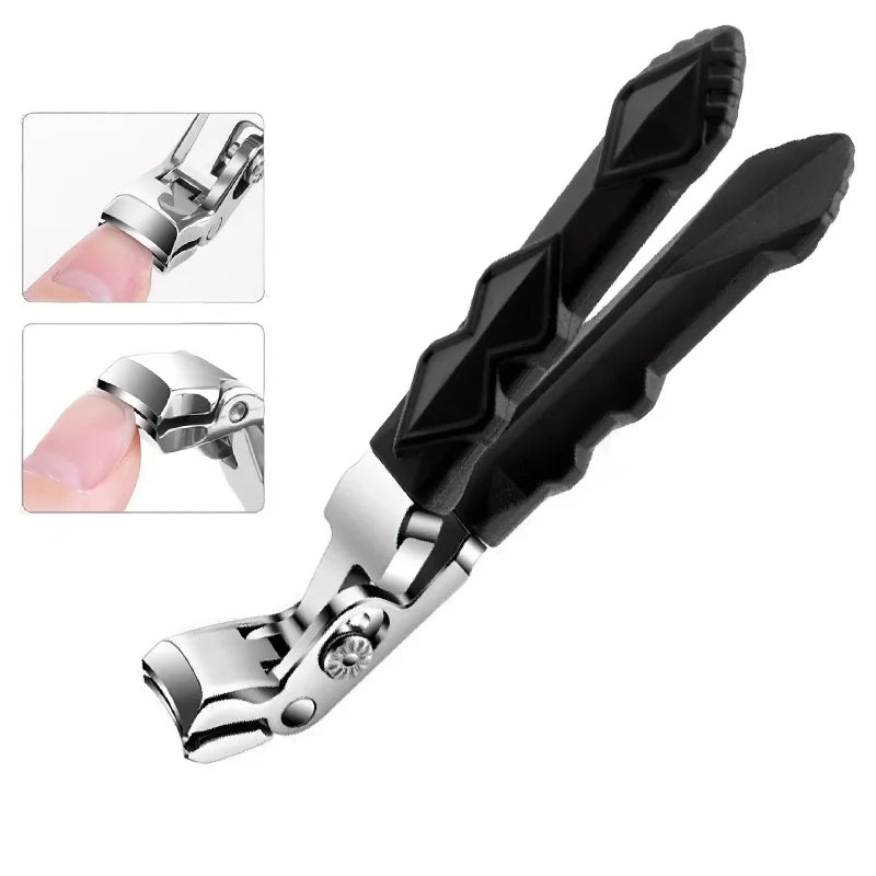 Long Handle Curved Toenail Clippers – Stainless Steel Cutter Toenail Clippers Axl