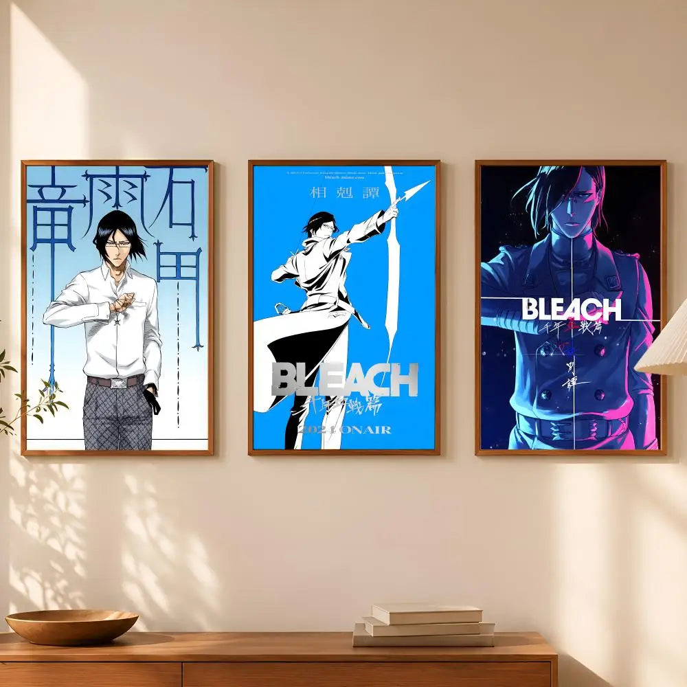 Uryu Ishida Anime Wall Poster – Self-Stick Waterproof HD Art Anime Wall Poster Axl