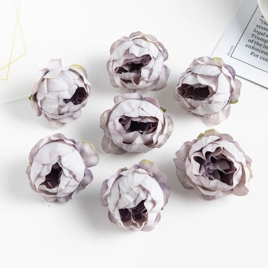 Pink Silk Peony Buds 10/50 Pcs – Artificial Flowers for Crafts Artificial Silk Flowers Axl color 6 10 pieces