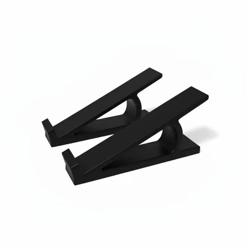 Portable Keyboard Riser Stand – Elevated Angle Lift (1 Pair) Keyboard Riser Stand Axl Black
