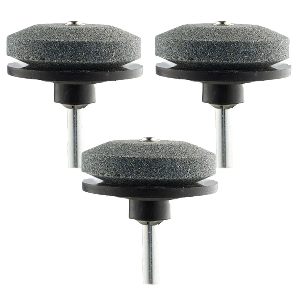 3-Pack Lawn Mower Blade Sharpener for Any Power Drill Blade Sharpener Axl Black 3PCS
