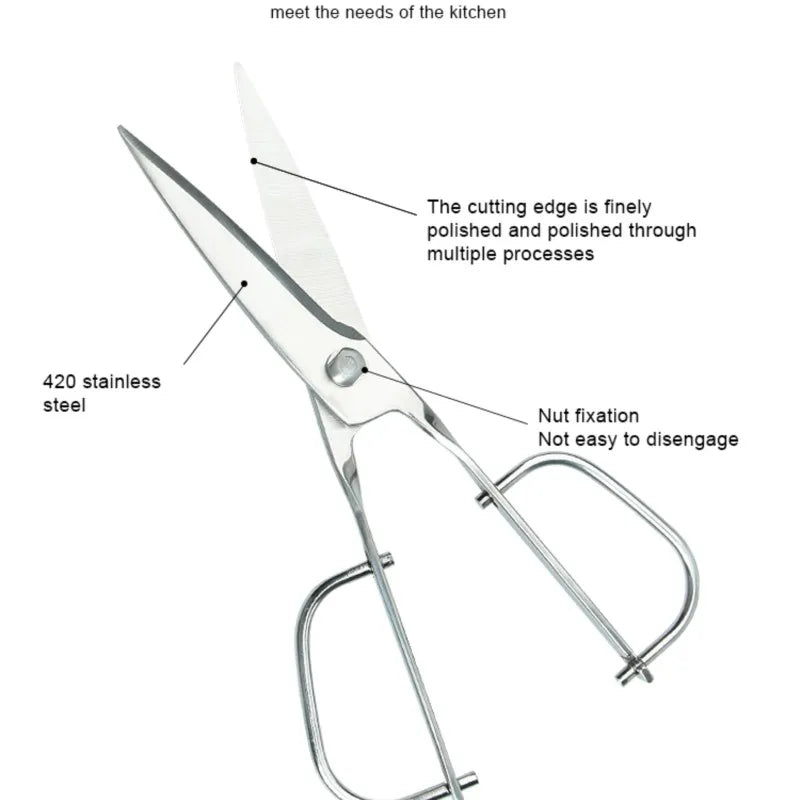 Stainless Steel Detachable Kitchen Scissors – Multifunctional Kitchen Scissors Axl