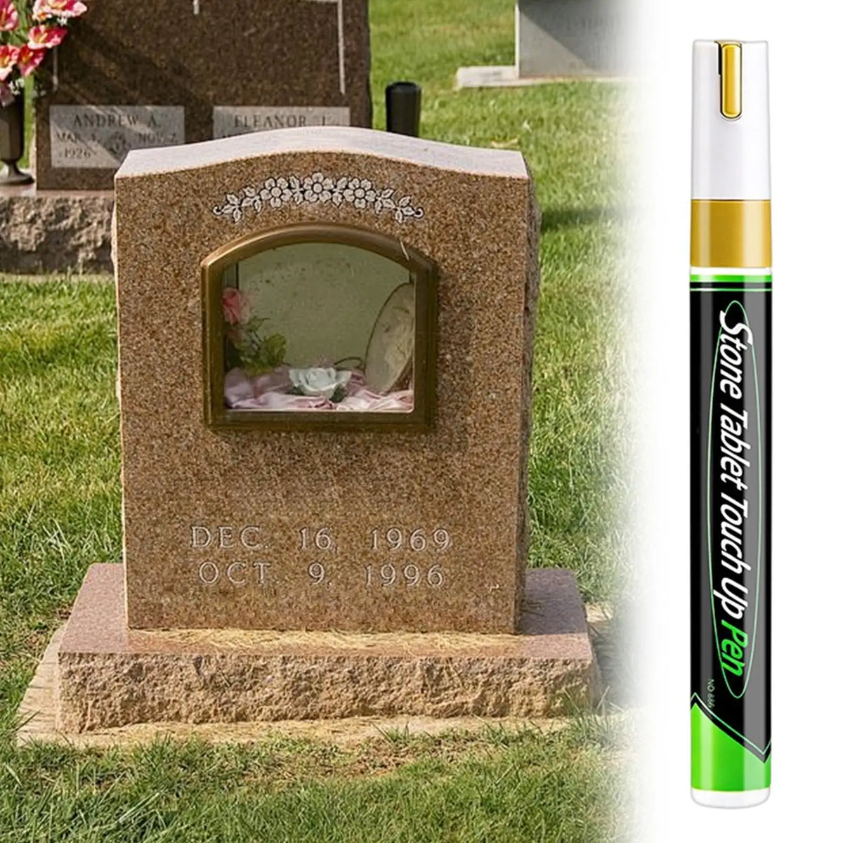 Gold Paint Pens – UV Resistant Waterproof Marker for Wood & Metal Paint Marker Pens Axl