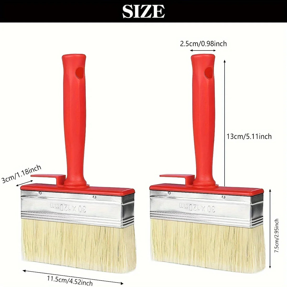 Large Paint Brush for Walls, Doors, Floors & Wood Paint Brush Axl