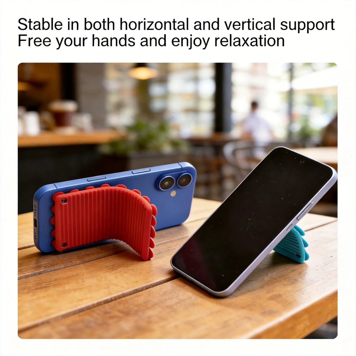 Silicone Suction Cup Phone Stand – Foldable Multi-Angle Holder Phone Stand Holder Axl