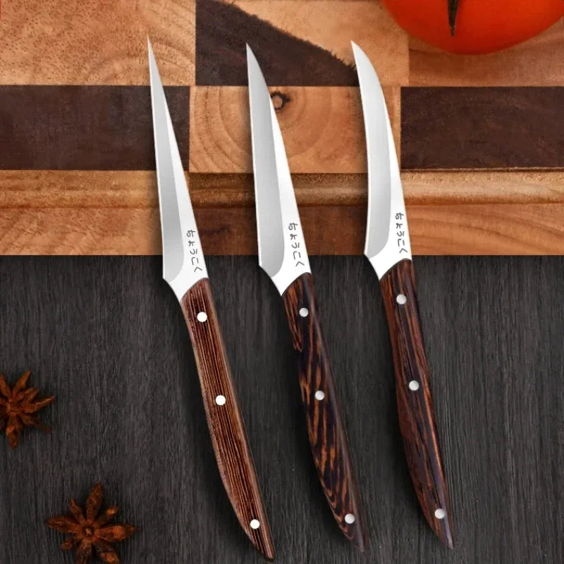 Professional Fruit & Vegetable Carving Knife Set – 1 or 3 Piece Carving Knife Set Axl