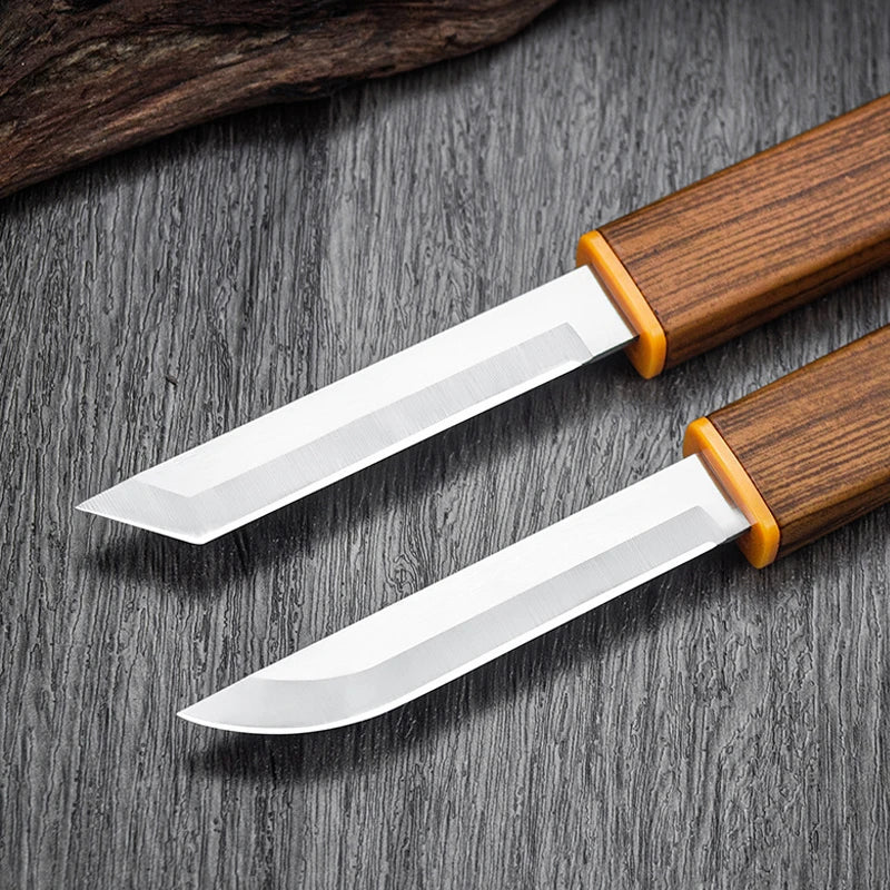 Stainless Steel Fixed Blade Double Knife – Dragon & Phoenix Fixed Blade Knife Axl