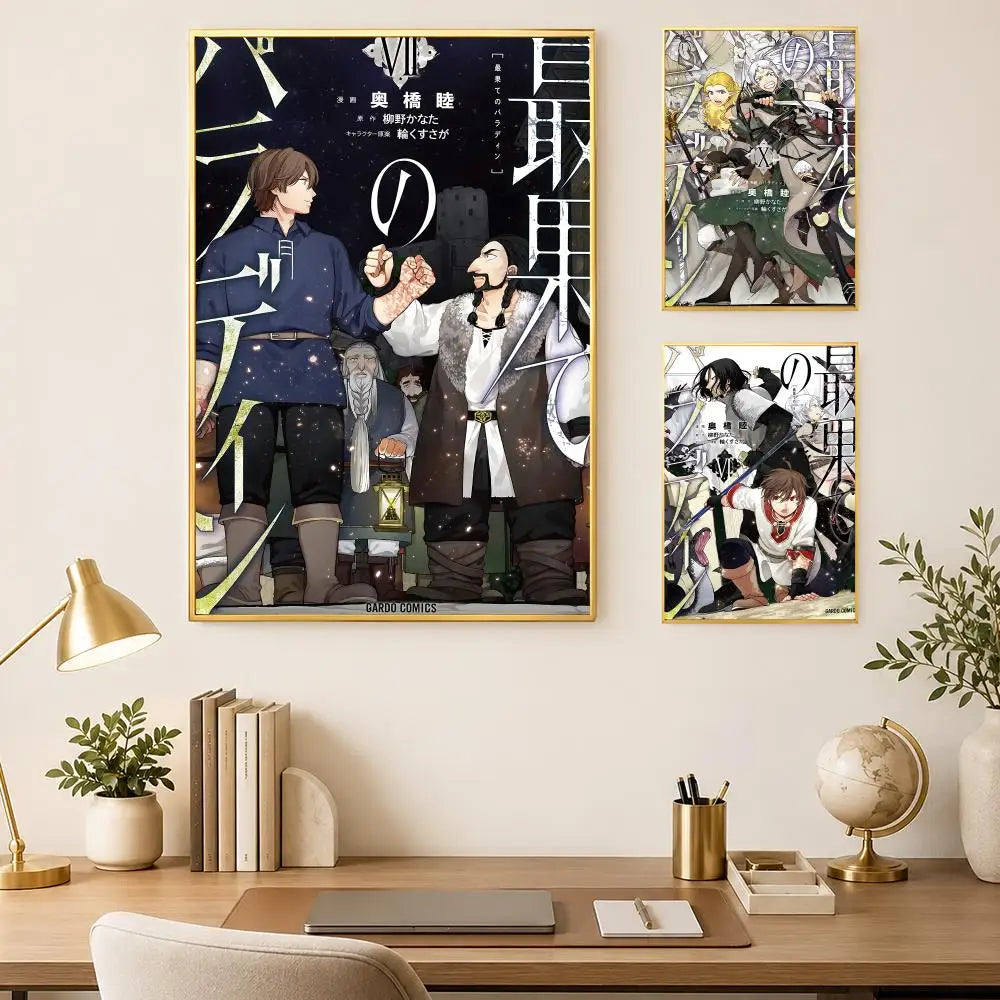 Faraway Paladin Anime Poster – Self-Stick HD Wall Art Decor Anime Wall Poster Axl