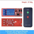 1-Channel DC 12V IR Remote Relay Switch Module for Arduino Relay Switch Module Axl 12V