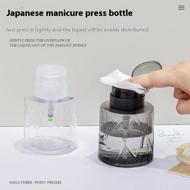 Refillable Lockable Pump Dispenser – Nail & Makeup Remover Nail Pump Dispenser Axl