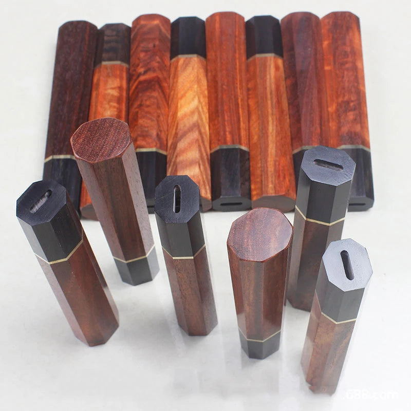 XUAN FENG Octagonal Wood Chef Knife Handle – D2 Steel Blade Chef Knife Axl