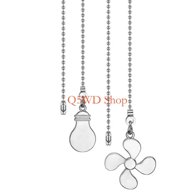 Steel Ceiling Fan Pull Chain Extender – 35cm Easy Install Fan Chain Extender Axl